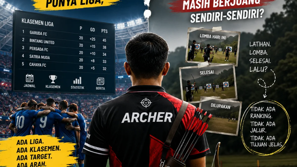 Mengapa Pesepak Bola Punya Liga, Tapi Pemanah Masih Berjuang Sendiri-Sendiri?