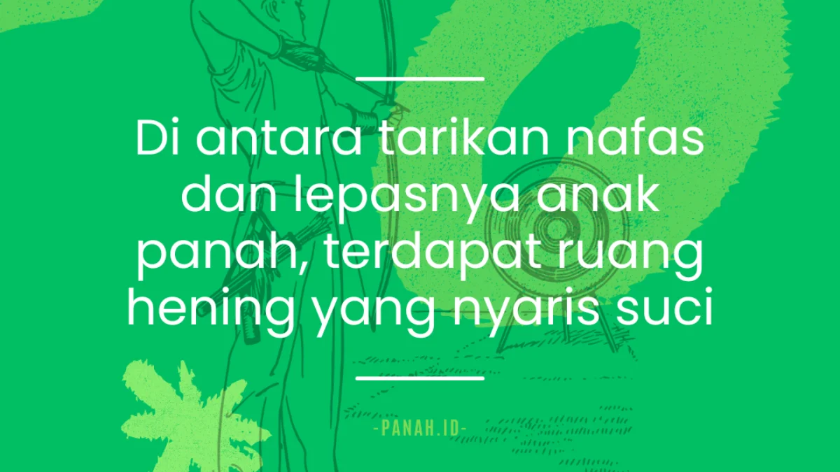 Keheningan Sebelum Tembakan: Meditasi di Balik Busur