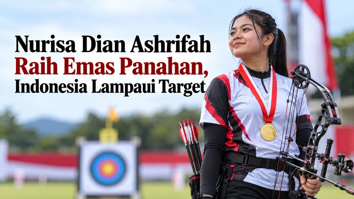 Nurisa Dian Ashrifah Raih Emas Panahan, Indonesia Lampaui Target