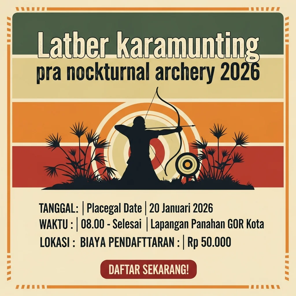 Latber karamunting pra nockturnal archery