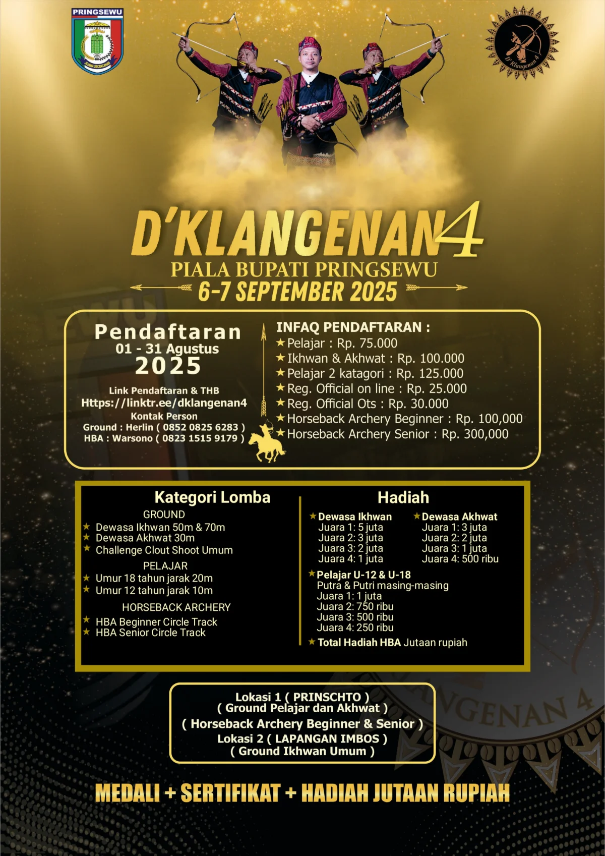 D’KLANGENAN 4 – PIALA BUPATI PRINGSEWU