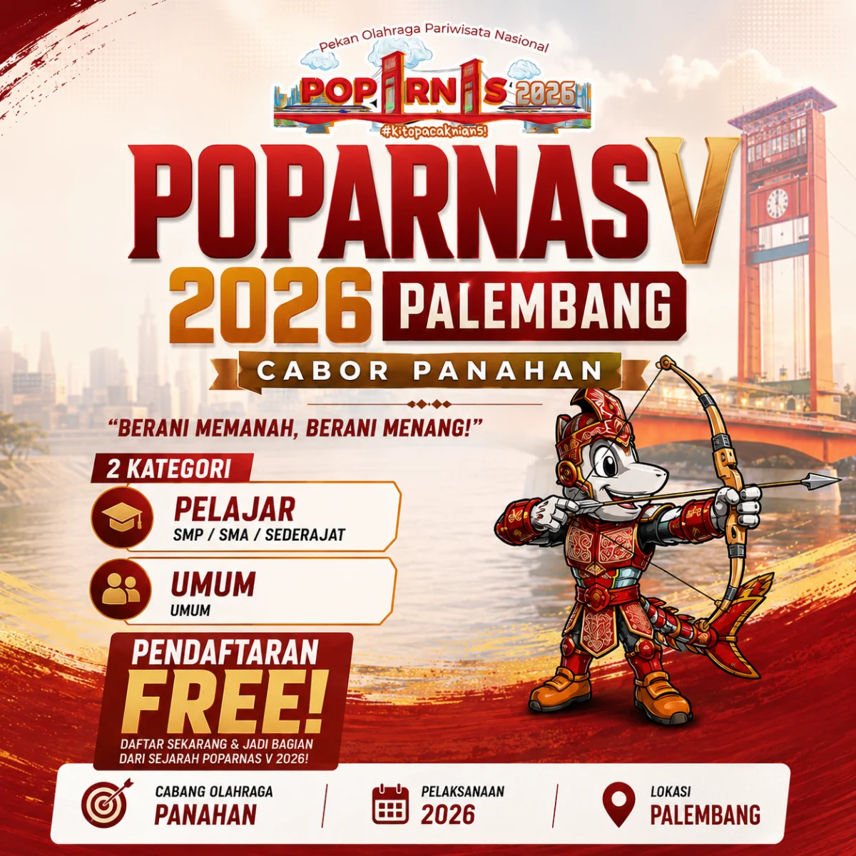 POPARNAS V 2026 - Cabor Panahan
