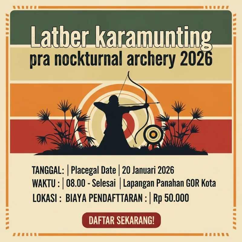 Latber karamunting pra nockturnal archery