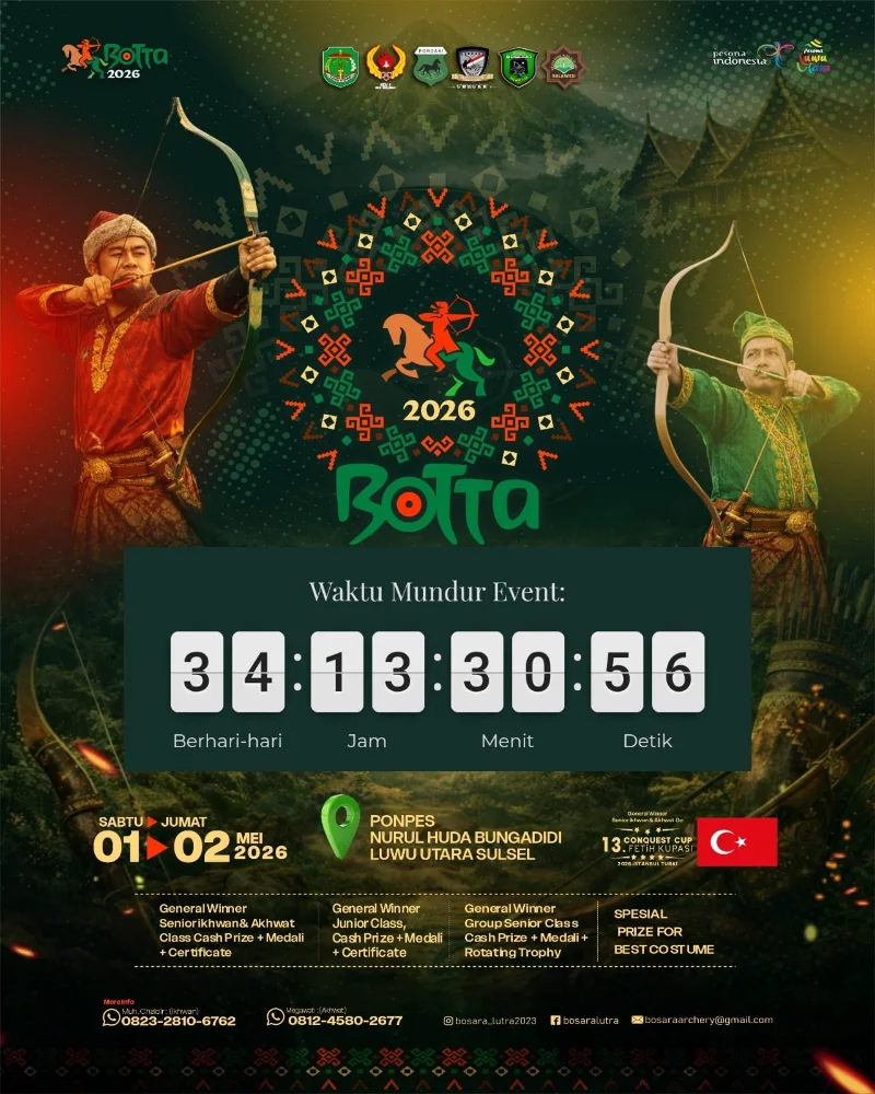 Bosara Open Tournament Traditional Archery BOTTA 2026
