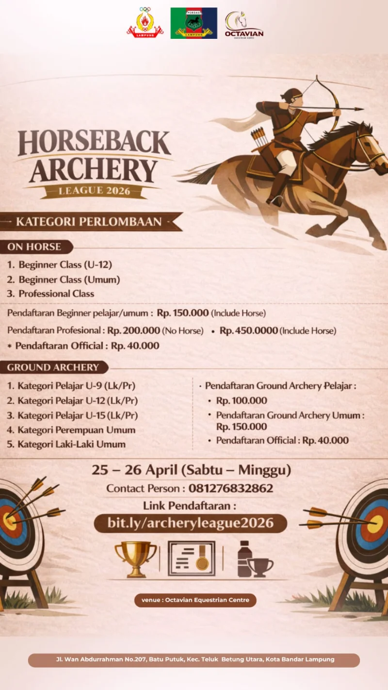 Horseback Archery League 2026 bandar Lampung